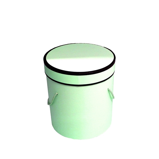 Picture of Green Cylinder Gift Box - 18 x 17 Cm
