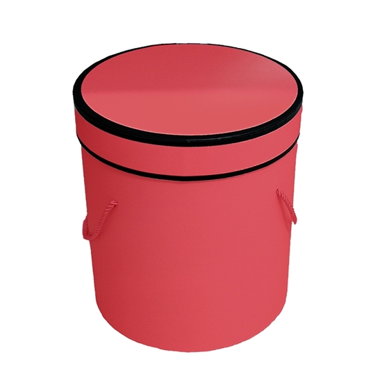Picture of Red Cylinder Gift Box - 23 x 22 Cm