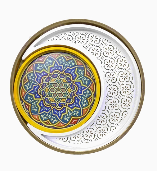 Picture of Ramadan Wooden Tray - 40 Cm