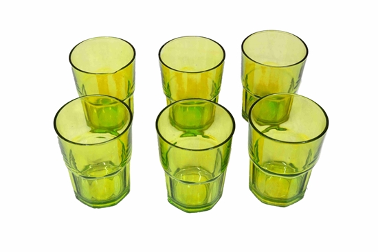 Picture of COLORED WATER CUP 6PCS/SET - 10 x 7.5 Cm