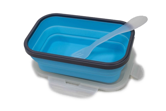 Picture of GREY SILICONE TUPPERWARE - 20 x 12 x 7.5 Cm