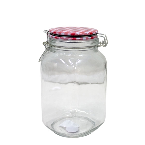 TXON Stores Your choice for home products.. Glass Jar, 1.7 L - 20 x 11 Cm