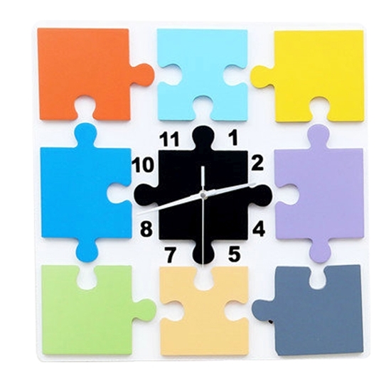 Picture of Square Puzzle Creative Clock - 40 Cm