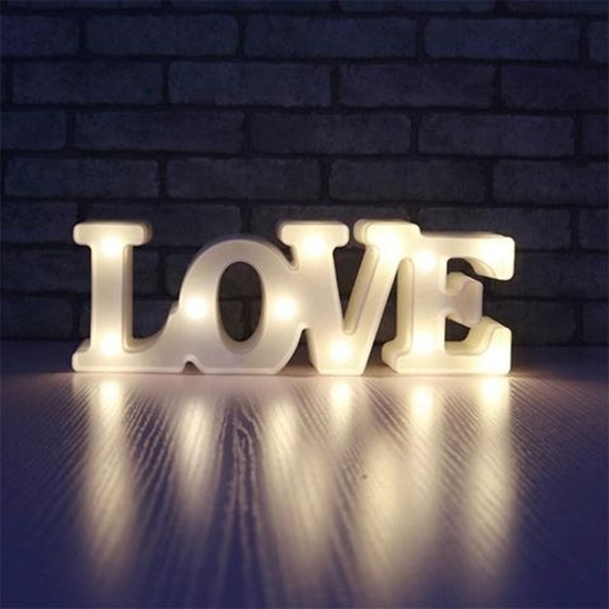 Picture of LED Night Light Love - 29 x 10 x 4 Cm