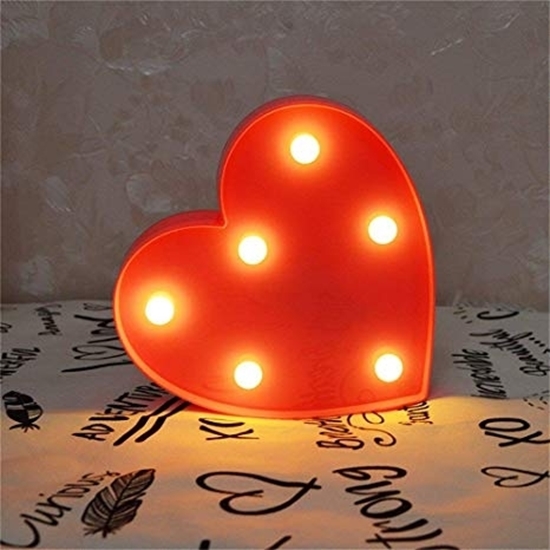 Picture of LED Night Light Heart - 23 x 22 x 3 Cm