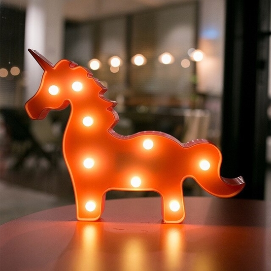 Picture of LED Night Light Unicorn - 30 x 23 x 3 Cm