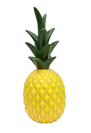 صورة Ceramic Pineapple Decorative Décor - 30 x 10 Cm