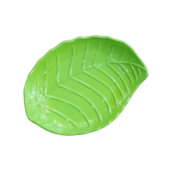 Picture of Green Leaf Plate - 30 x 22 Cm