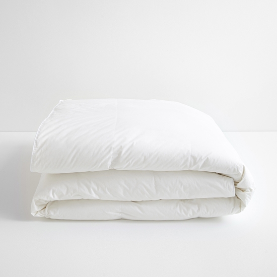 صورة لحاف سرير أبيض - كوين 200 × 220 سم