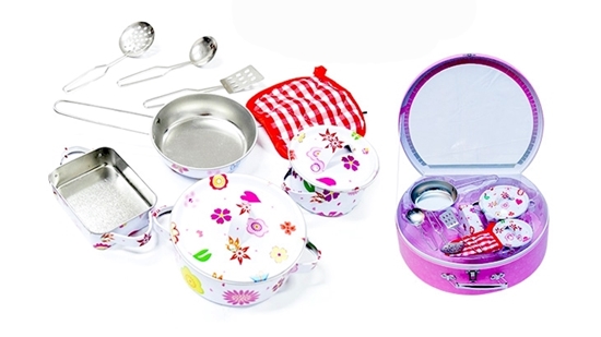 Picture of 10 PCs Stainless Steel Cookware Playset