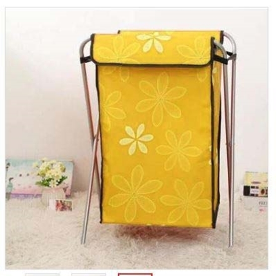 Picture of Folding Laundry Basket with Stand - 35 x 28 x 56 Cm