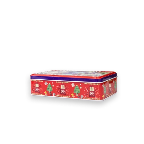 Picture of Christmas Candy Tin Box - 19 x 11 x 5 Cm
