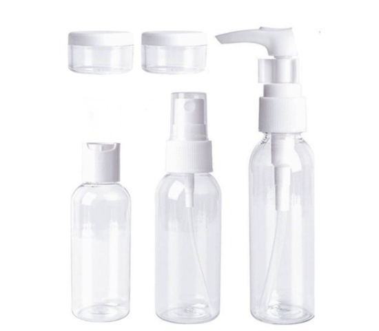 Picture of 5 Pcs Plastic Travel Bottle Set - 19 x 18 Cm