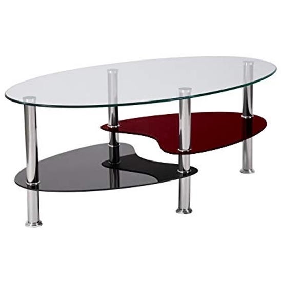 Picture of Glass Coffee Table - 103 x 55 x 43