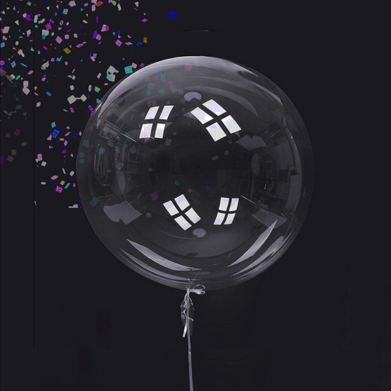 Picture of Small Transparent Bobo Balloons (5PCS)