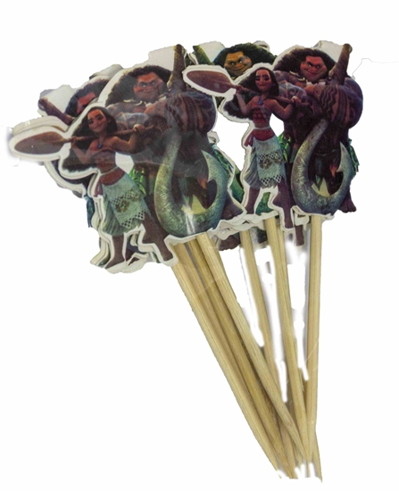Picture of Cake Toppers MOANA 10 PCS - 9 Cm