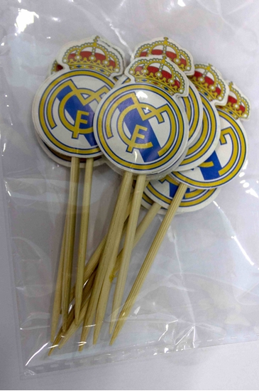 Picture of Cake Toppers REAL MADRID 10 PCS - 9 Cm
