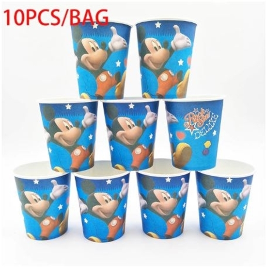 Picture of Paper Cup MICKEY 10 PCs - 8.2 x 7.2 Cm