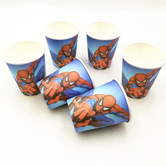 Picture of Paper Cup SPIDERMAN 10 PCs - 8.2 x 7.2 Cm