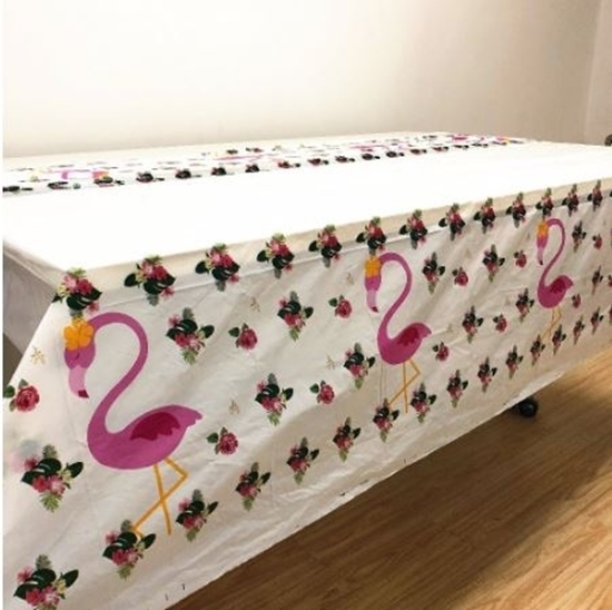 Picture of Tablecloth FLAMINGO - 180 x 108 Cm