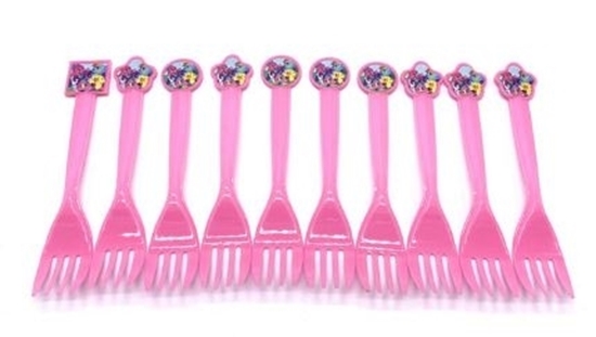 Picture of Plastic Forks MY LITTLE PONY 10 PCS - 15 Cm