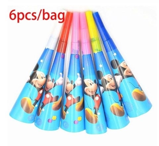 Picture of Party Horns MICKEY 10 PCS- 20 Cm