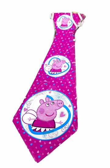 Picture of Party Tie PEPPA PIG 10 PCs - 31.5 x 11 Cm