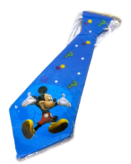 Picture of Party Tie MICKEY 10 PCs - 31.5 x 11 Cm