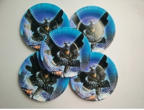 Picture of Paper Plate BATMAN  10 PCs - 23 Cm