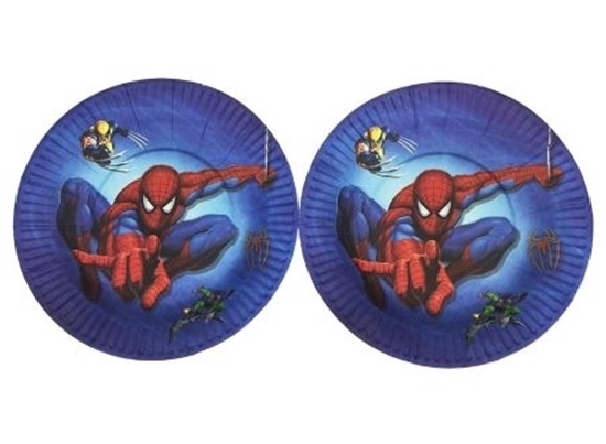 Picture of Paper Plate SPIDERMAN 10 PCs - 23 Cm