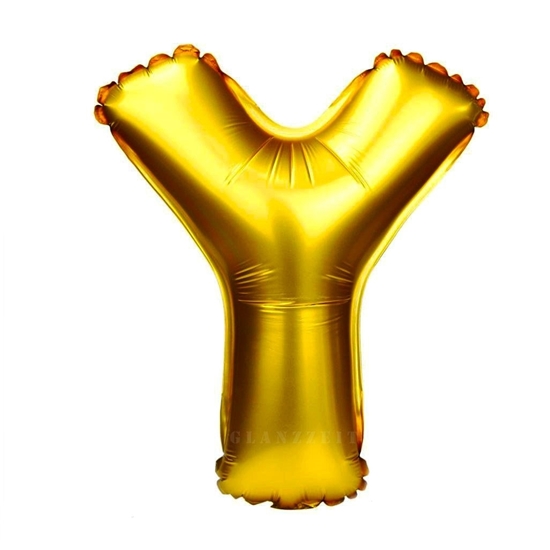 Picture of 32 Inch Gold Foil Balloon Letter