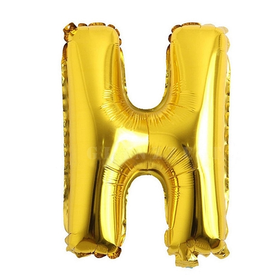 Picture of 32 Inch Gold Foil Balloon Letter
