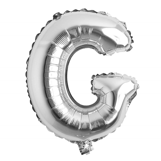 Picture of 32 Inch Silver Foil Balloon Letter