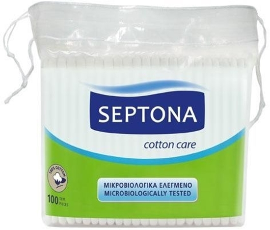 Picture of Septona - Cotton Buds (100 PCs) - Plastic Bag with String