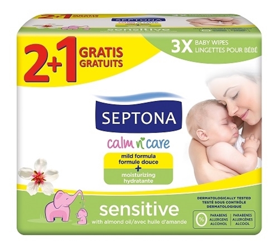 Picture of Septona - Baby Pure Wipes Sensitive (Promo 2+1)
