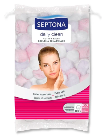 Picture of Septona - Colored Cotton Balls (100 PCs)