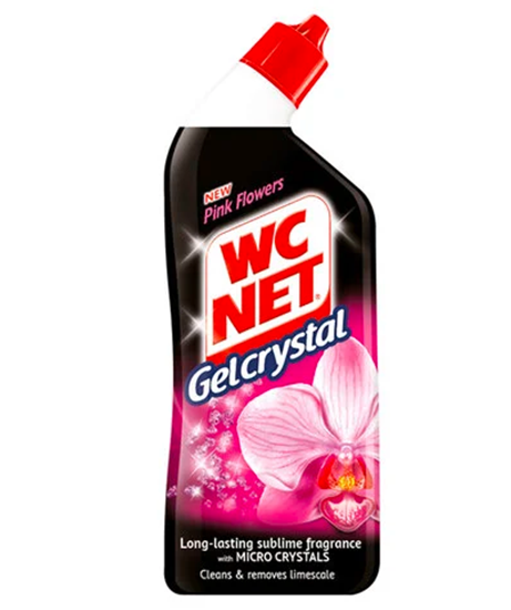 Picture of Bolton - WC NET Toilet Cleaner Gel Crystal Pink Flowers 750 ML