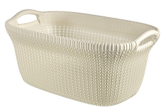 صورة Curver - Knit Laundry Basket, 40L - 60 x 39 x 27 Cm