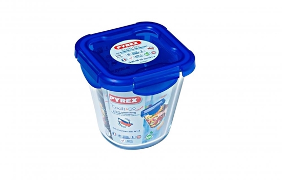 Picture of Pyrex - Cook & Go Square Container 0.8L - 12 x 12 x 12 Cm