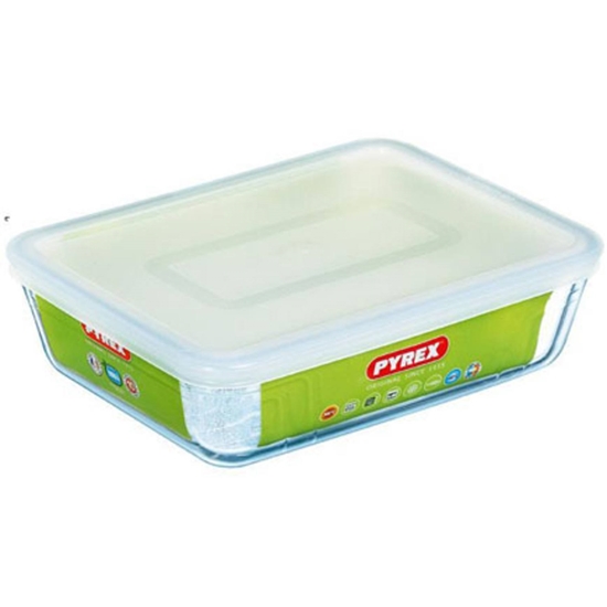 Picture of Pyrex - Glass Dish with Lid 22 x 17 Cm - 1.5 L