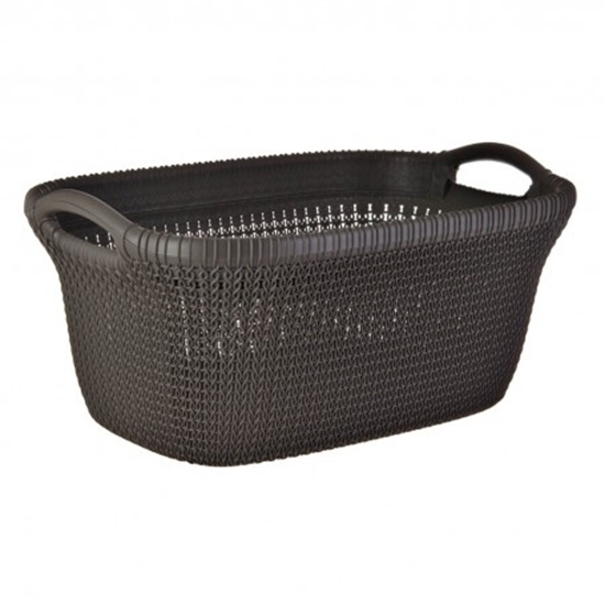 Picture of Curver - Knit Laundry Basket, 40L - 60 x 39 x 27 Cm
