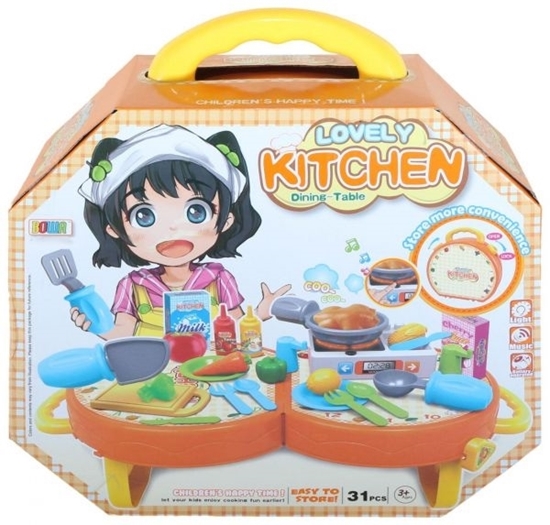 Picture of Lovely Kitchen Cooking Role Play Toy - 30.5 x 11 x 31 Cm