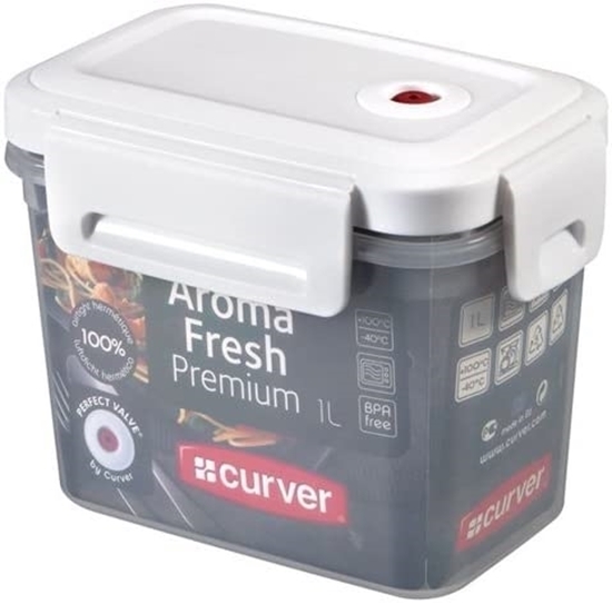Picture of Curver - Food Storage Container, 1L - 15 x 10 x 12 Cm