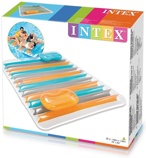 Picture of Intex Inflatable Double Pool Lounge Mat - 198 x 160 x 15 Cm