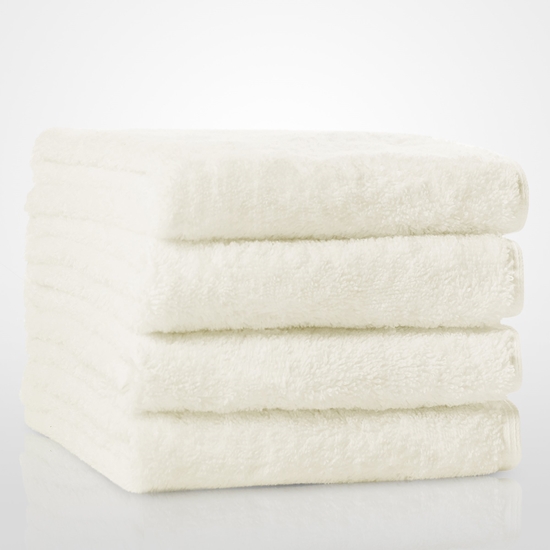صورة Hand Towel - Off White - 100% Cotton - 40 x 70 Cm