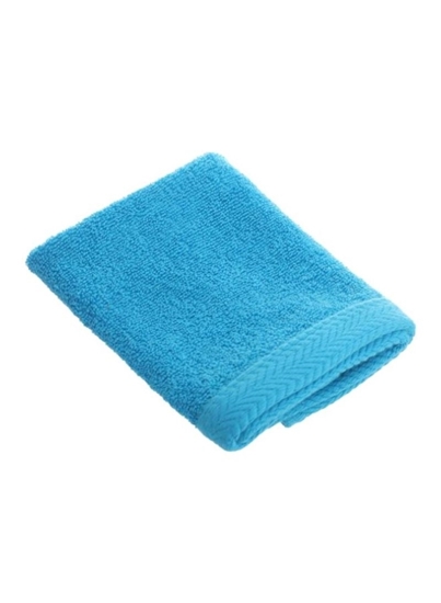Picture of Face Towel - Turquoise - 100% Cotton - 32 x 32 Cm