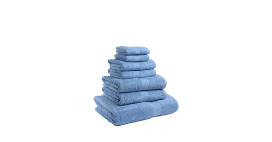 Picture of Bath Towel - Light Blue - 100% Cotton - 70 x 140 Cm
