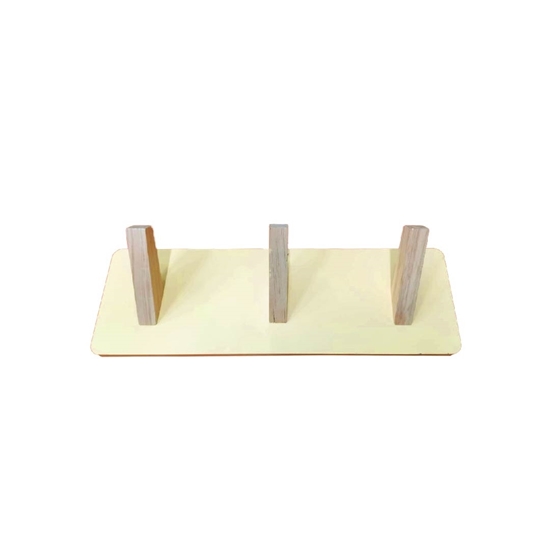 Picture of Wooden Wall-Mounted Hook Rail - 34 x 11 Cm