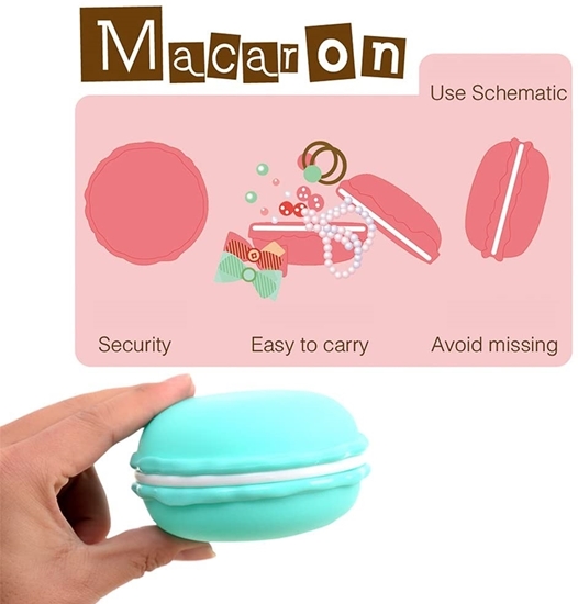 Picture of Macaron shaped storage box - 9 x 6 Cm