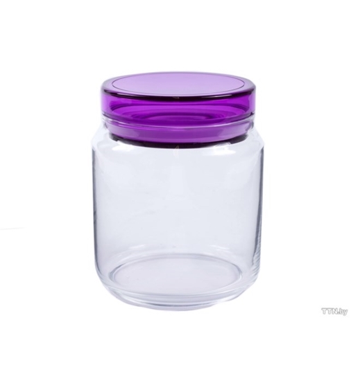 Picture of Luminarc - Storage Glass Jar, Purple Lid - 0.75L